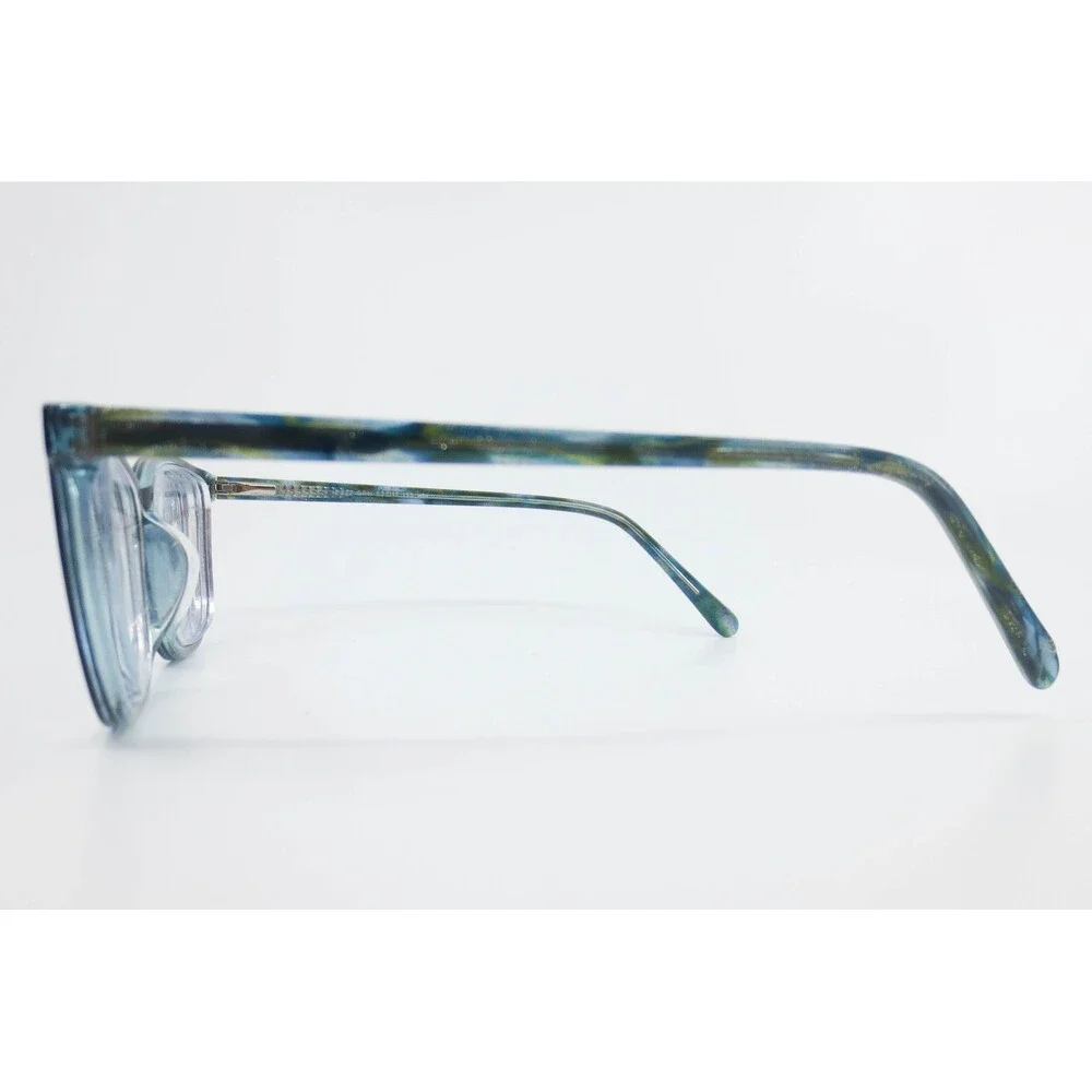 Paradigm P322 GRN Eyeglasses Green Blue Marbled Rectangular Frames 52-17-135